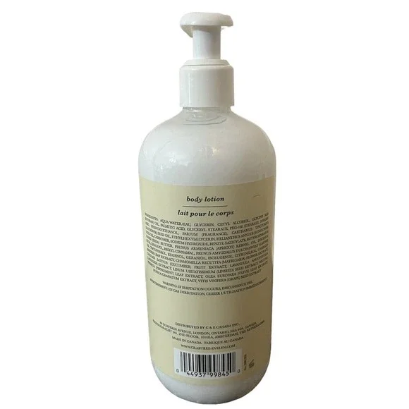 Crabtree & Evelyn SUMMER HILL Body Lotion Pump 16.9oz Discontinued Retired NEW